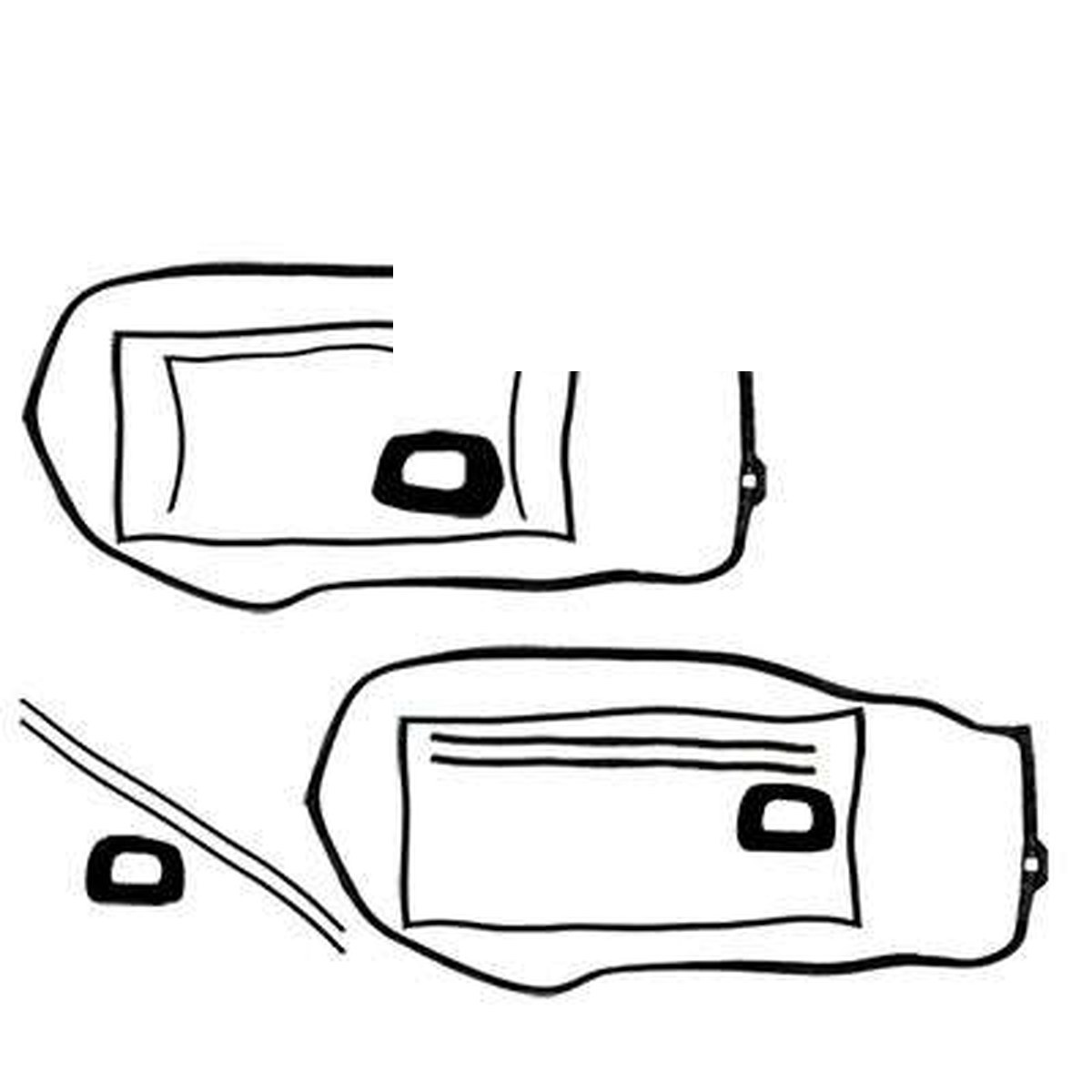 GUARNIÇÃO DA PORTA (09 PÇS)