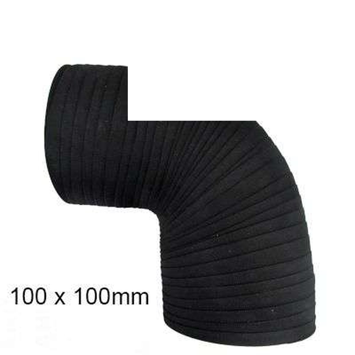 MANGUEIRA DO INTERCOOLER (100 X 100MM) (CURVA)