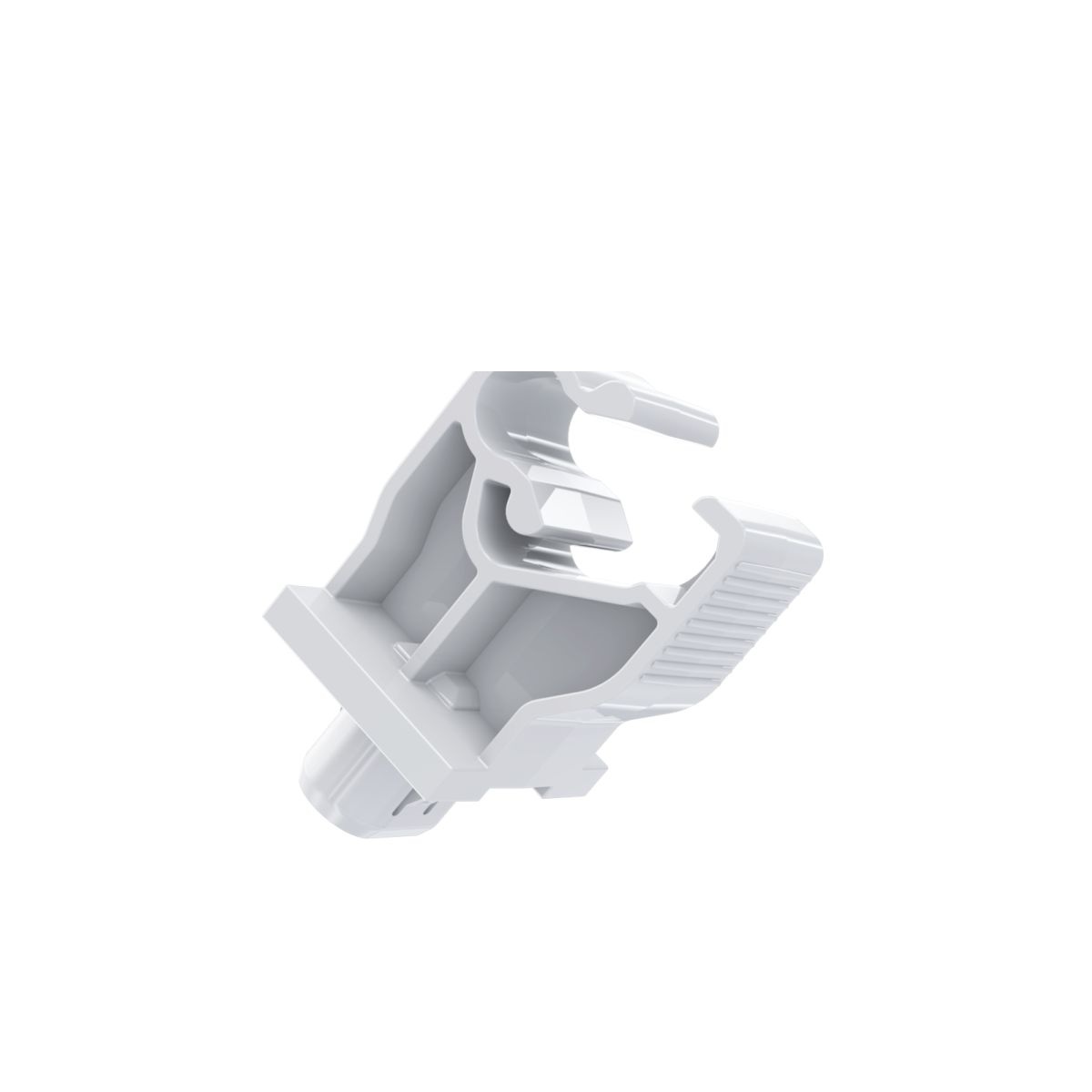 GRAMPO DA HASTE DA VARETA DO CAPÔ (25,7MMX8,7MM7MM) (BRANCO)